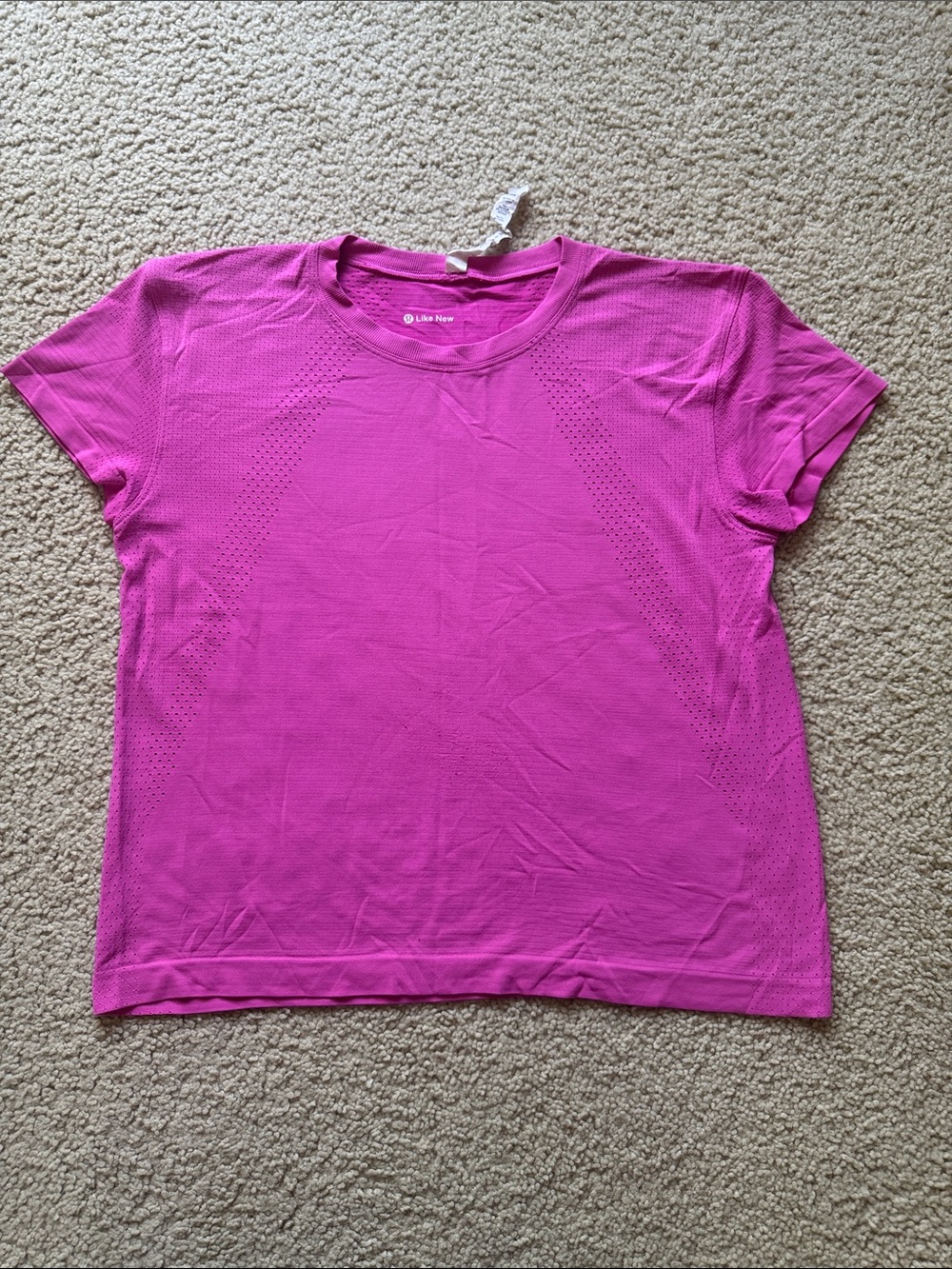 Lululemon Train to Be Shirt Sonic Pink
